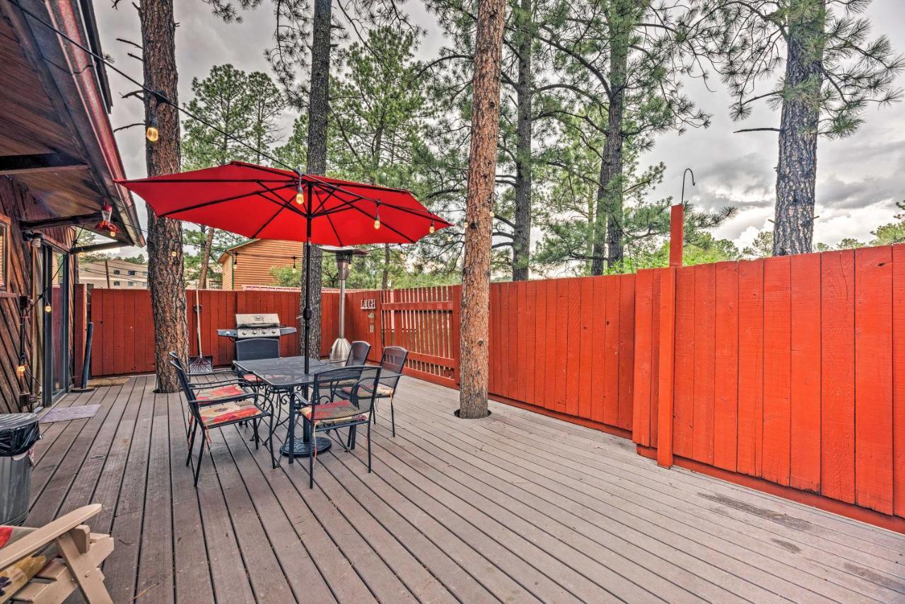 Ruidoso Cabin With Deck And Grill - Walk To Town! Villa Ngoại thất bức ảnh